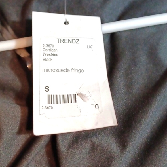 Trendz Clothing Woman's Black String Vest Halloween S NWT - Picture 4 of 9